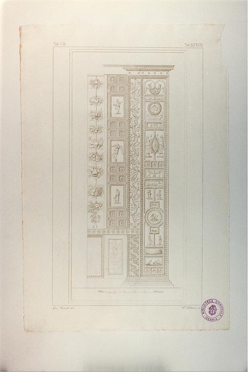 GROTTESCHE (stampa tagliata, serie) di Sanzio Raffaello, Labruzzi Pietro, Bianchi Giuseppe (sec. XIX)