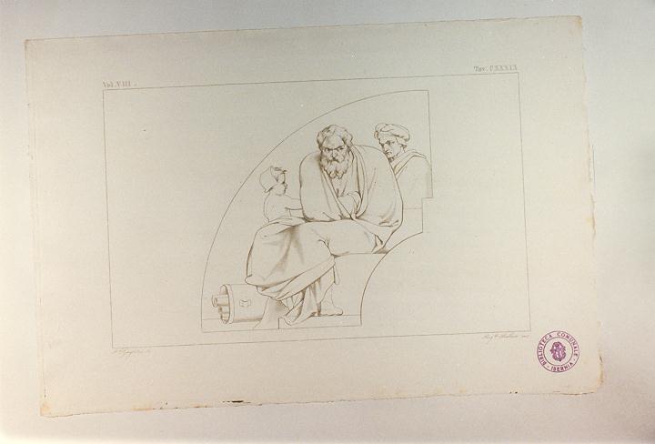 VECCHIO (stampa tagliata, serie) di Buonarroti Michelangelo, Bullica Reginaldo, Guglielmi Paolo (sec. XIX)