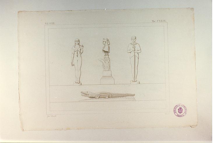 SACERDOTI E API (stampa tagliata, serie) di Bianchi Giuseppe (sec. XIX)