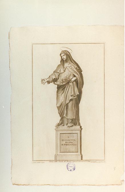 SANTA ELISABETTA (stampa, serie) di Bernini Gian Lorenzo (bottega), Bombelli Pietro Leone, Cavallucci Antonio (sec. XVIII)