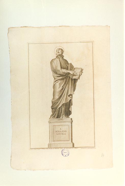 SANT'IGNAZIO (stampa, serie) di Bernini Gian Lorenzo (bottega), Bombelli Pietro Leone, Cavallucci Antonio (sec. XVIII)