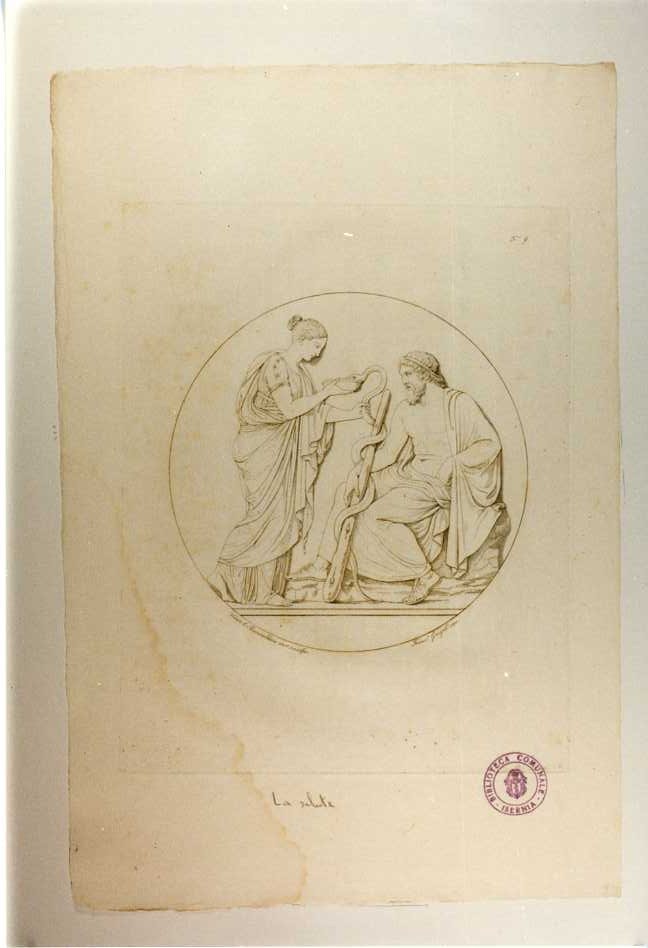LA SALUTE (stampa, serie) di Thorwaldsen Bertel, Garzoli Francesco, Abate Misserini (sec. XIX)