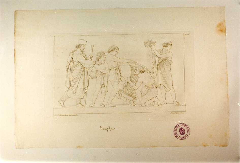 BAGOFANE (stampa tagliata, serie) di Thorwaldsen Bertel, Garzoli Francesco, Abate Misserini (sec. XIX)
