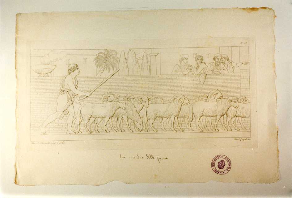 IL GREGGE (stampa, serie) di Thorwaldsen Bertel, Garzoli Francesco, Abate Misserini (sec. XIX)