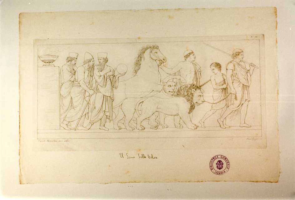 IL DONO DELLE BELVE (stampa, serie) di Thorwaldsen Bertel, Garzoli Francesco, Abate Misserini (sec. XIX)