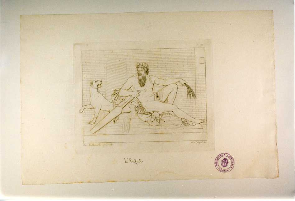 FIUME EUFRATE (stampa, serie) di Thorwaldsen Bertel, Garzoli Francesco, Abate Misserini (sec. XIX)