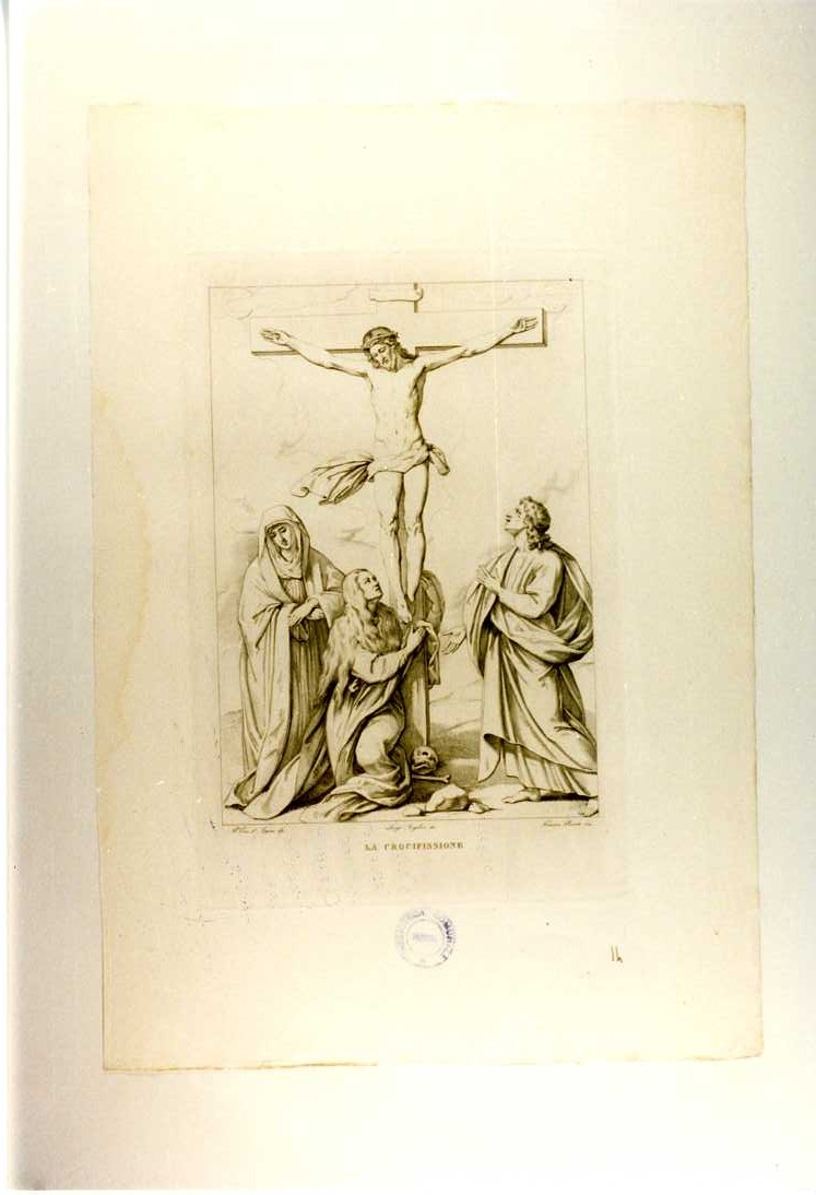 CROCIFISSIONE (stampa, serie) di Cesari Giuseppe detto Cavalier d'Arpino, Pisante Francesco, Angelini Luigi (sec. XIX)