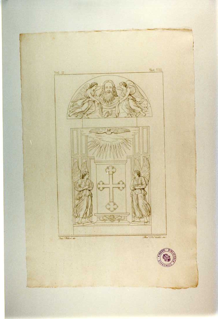 EDICOLA (stampa tagliata, serie) di Del Vecchio Beniamino, Fattori Crescenzo (sec. XIX)