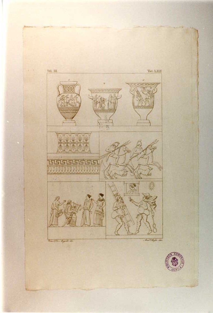 VASI ITALO-GRECI (stampa, serie) di Russo Andrea, De Angelis Vincenzo (sec. XIX)