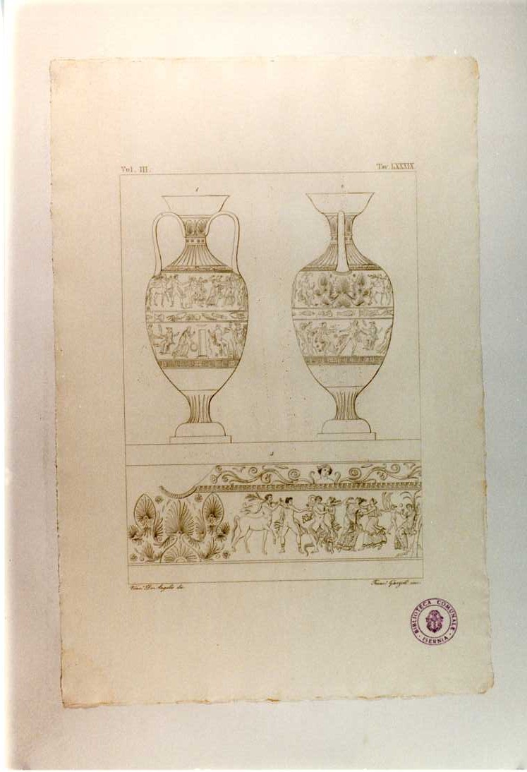 VASO (stampa smarginata, serie) di Garzoli Francesco, De Angelis Vincenzo (sec. XIX)