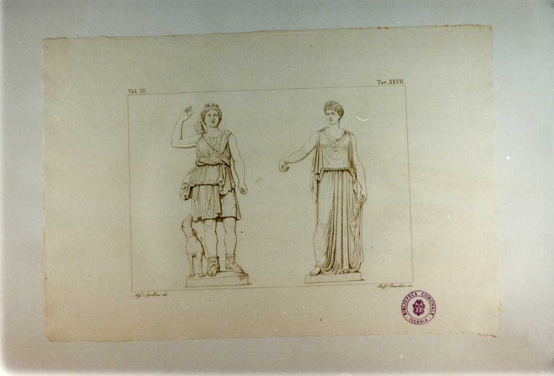 DIANA; CERERE (stampa smarginata, serie) di Persichini Raffaele, Apolloni Alessandro (sec. XIX)