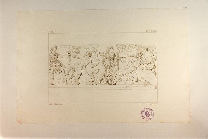 BASSORILIEVO (stampa smarginata, serie) di Lasinio Giovanni Paolo, Fattori Crescenzo (sec. XIX)