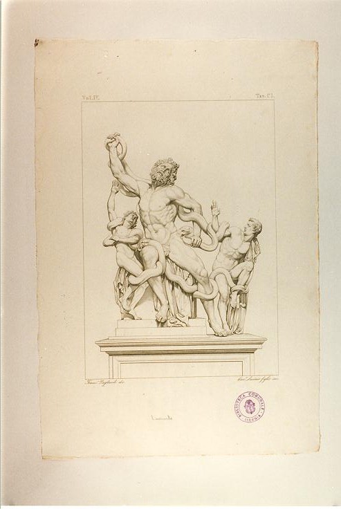 LAOCOONTE, LAOCOONTE (stampa smarginata, serie) di Lasinio Giovanni Paolo, Pagliuolo Francesco (sec. XIX)