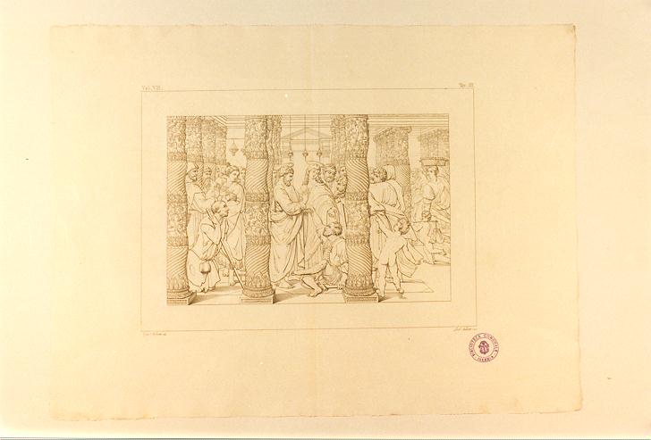 PIETRO GUARISCE LO STORPIO (stampa, serie) di Sanzio Raffaello, Ferretti Ludovico, Ferretti Giuseppe (sec. XIX)