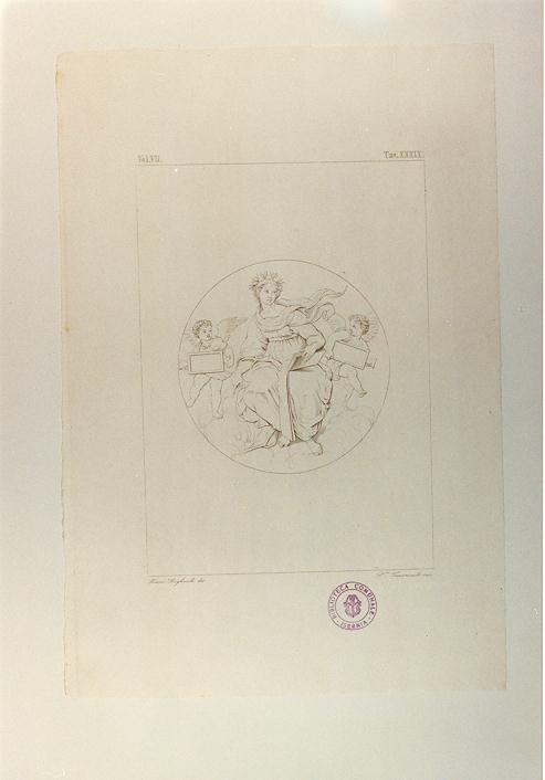 TEOLOGIA (stampa, serie) di Sanzio Raffaello, Consorti Girolamo, Scaccioni Achille (sec. XIX)
