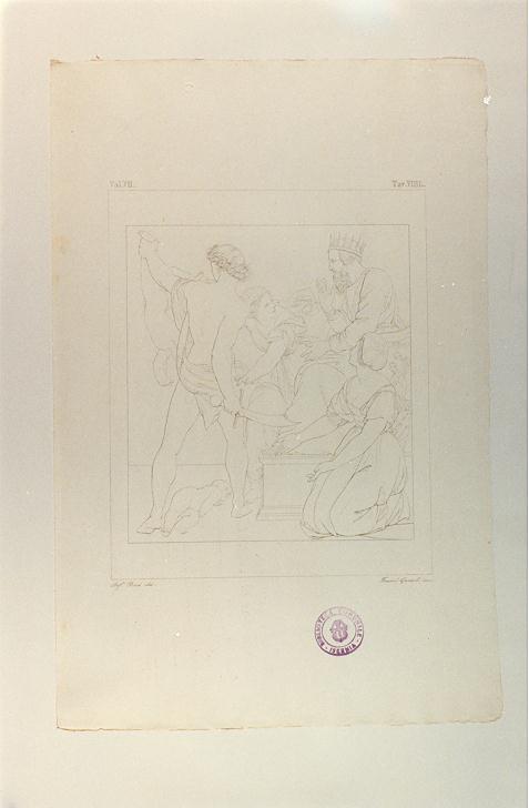 SALOMONE (stampa smarginata, serie) di Sanzio Raffaello, Garzoli Francesco, Pozzi Stefano (sec. XIX)