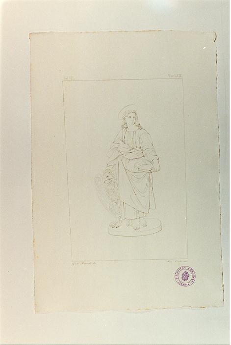 SAN GIOVANNI (stampa smarginata, serie) di Bianchi Gaetano, Zuccari Federico, Zuccari Taddeo, Costa Annibale (sec. XIX)