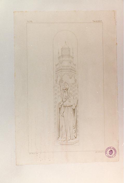 SANT'AMBROGIO (stampa, serie) di Giovanni da Fiesole detto Beato Angelico, Wenzel Giovanni, De Rossi (sec. XIX)