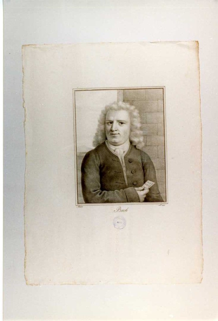 R. BACH (stampa tagliata, serie) di Haster (sec. XIX)