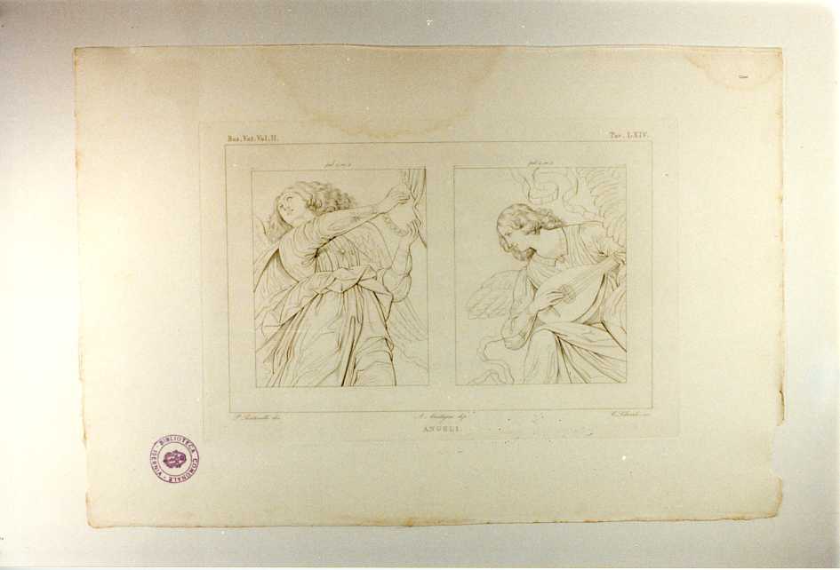 DUE ANGELI (stampa, serie) di Mantegna Andrea, Liberali C, Santorelli P (prima metà sec. XIX)
