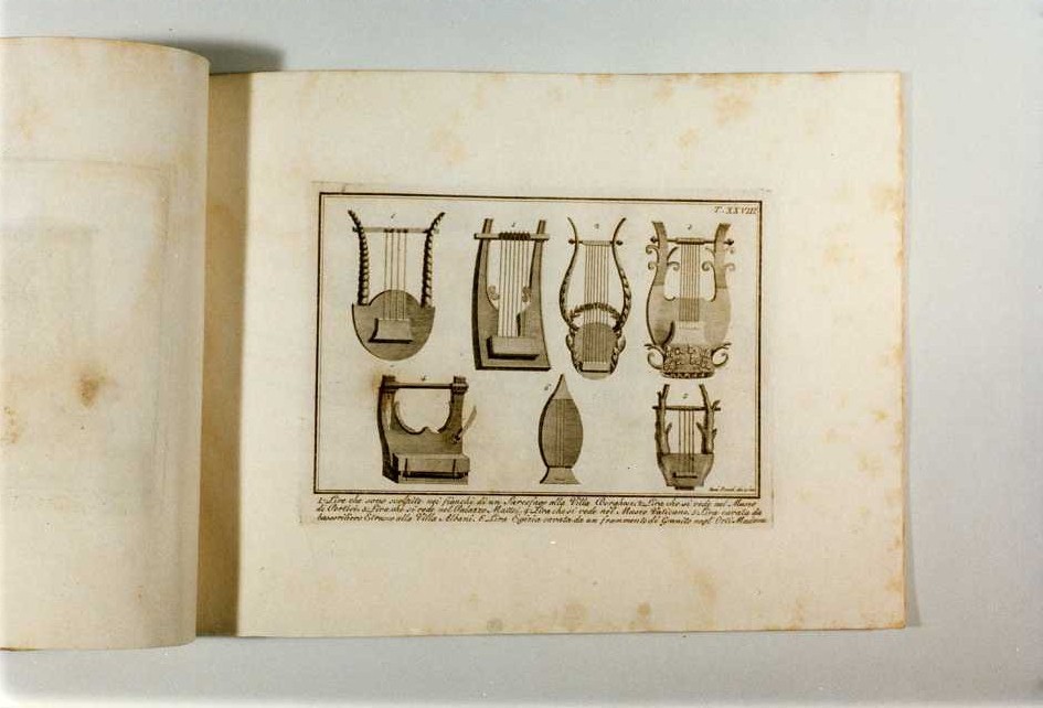 NOVE TIPI DI LIRA (stampa, serie) di Pronti Domenico (fine/ inizio secc. XVIII/ XIX)