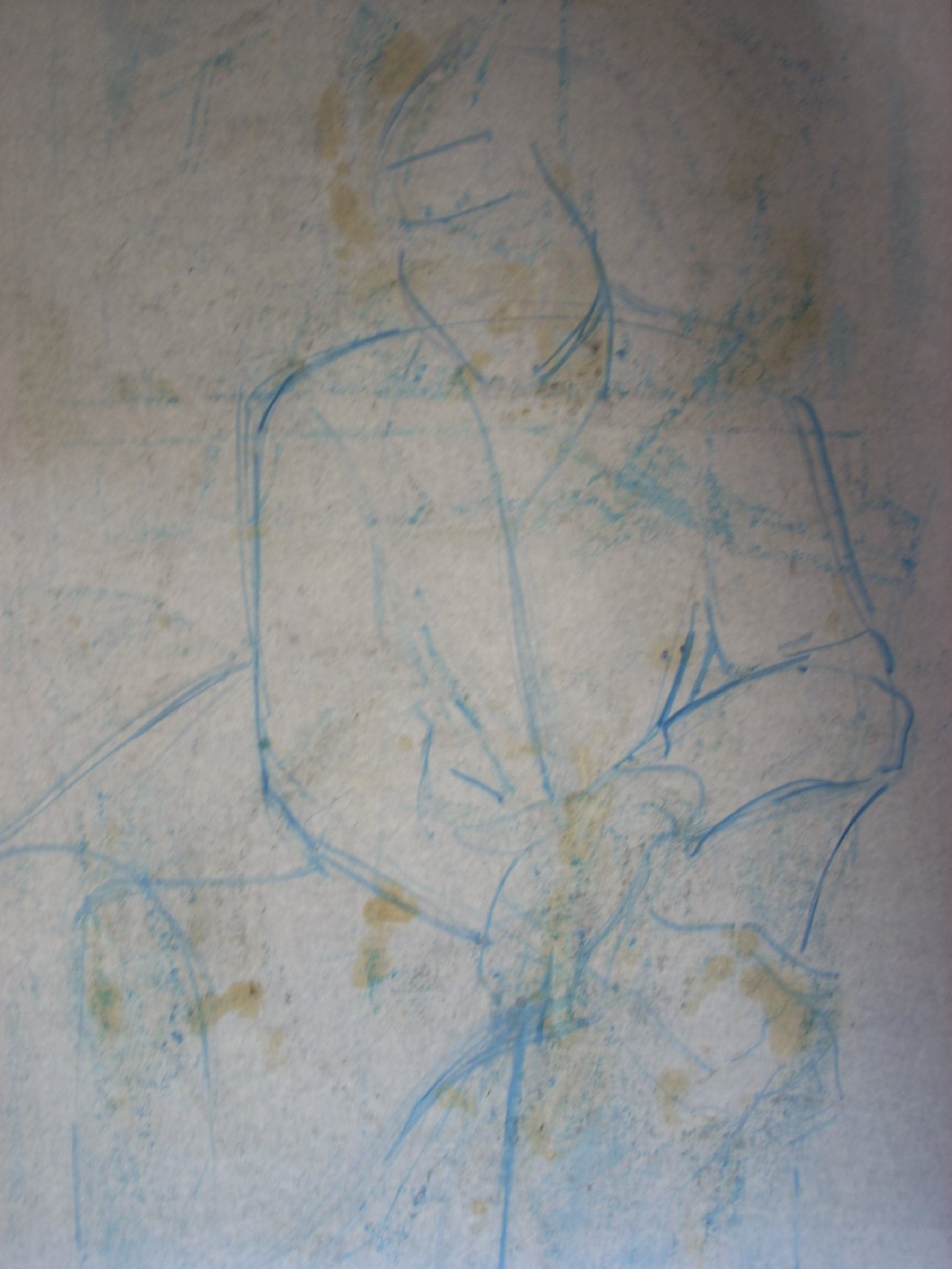 ValÃ©rie, figura femminile seduta (disegno) di Ciamarra Elena (sec. XX)