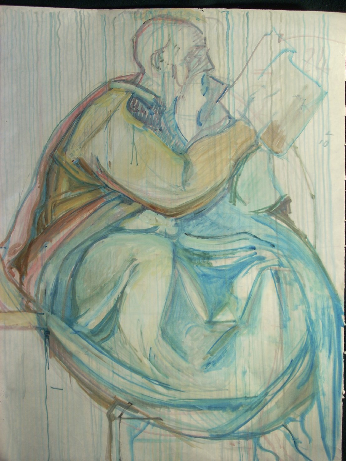 Zaccaria 1 (Cappella Sistina), Zaccaria (disegno) di Ciamarra Elena (sec. XX)