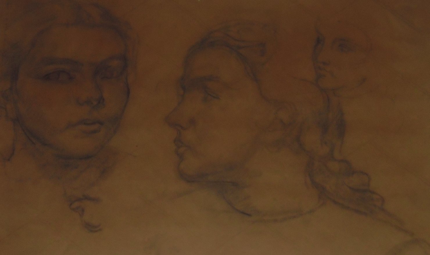 Schizzi vari di Minna, bambina (disegno) di Ciamarra Elena (sec. XX)