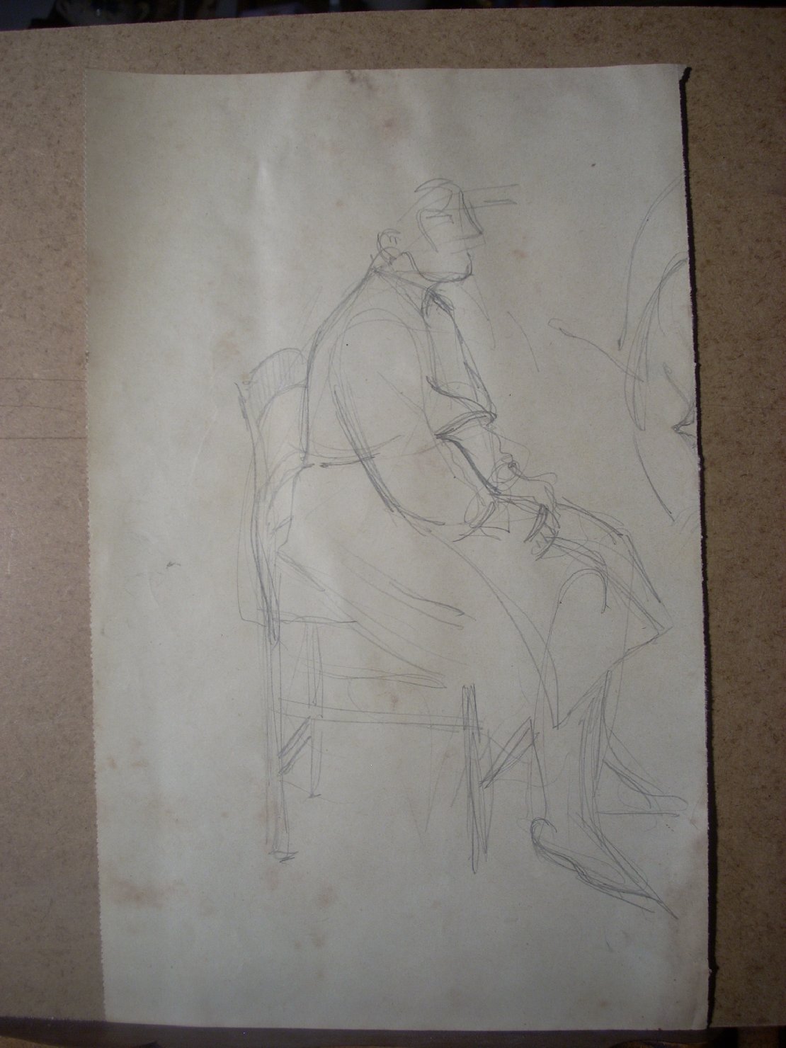 Schizzi vari di Assunta 183, figura femminile (disegno) di Ciamarra Elena (sec. XX)