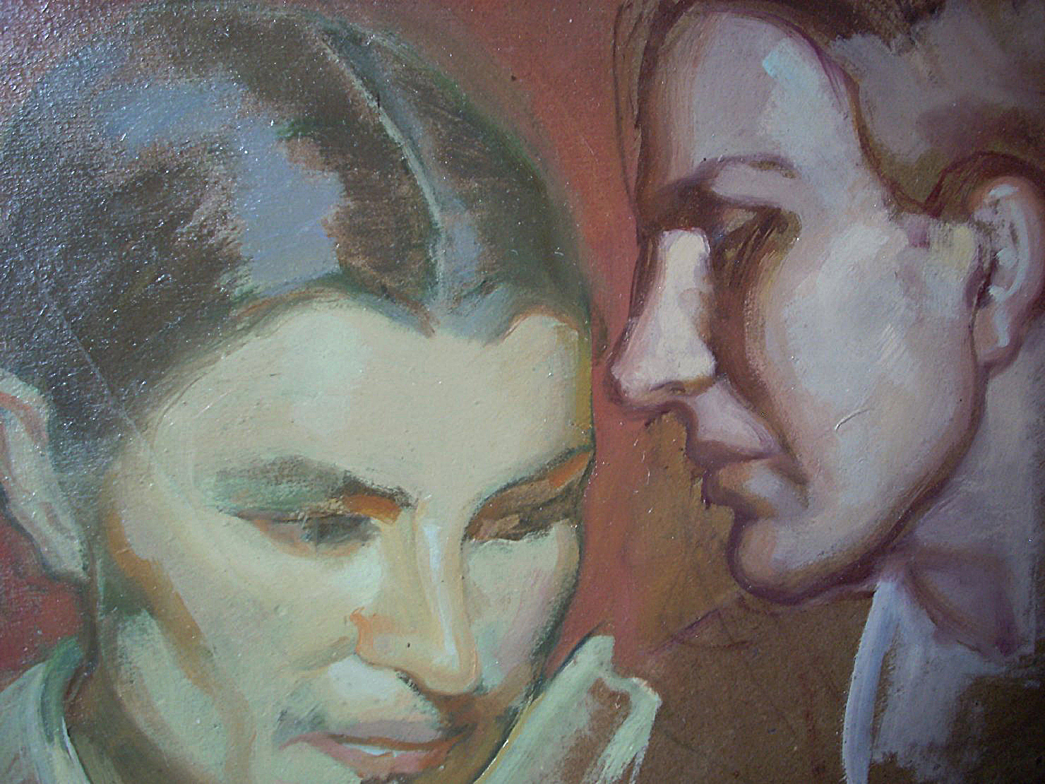 Doppio ritratto di Assunta, ritratto di donna (dipinto) di Ciamarra Elena (sec. XX)