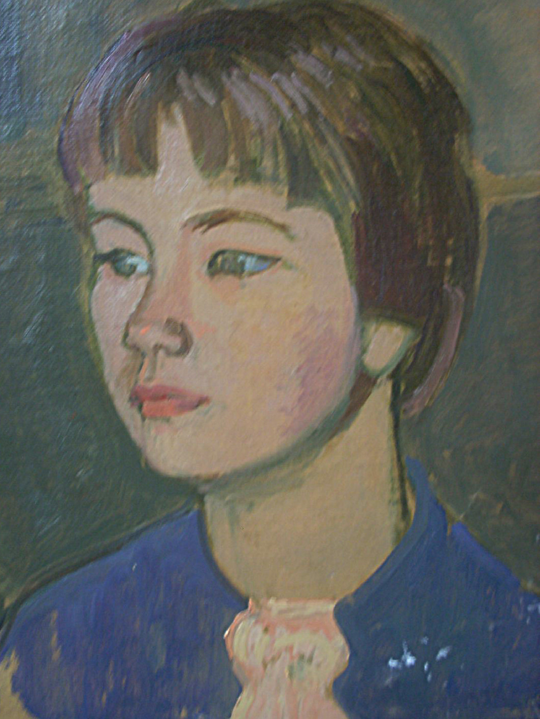 Ritratto di donna, ritratto (dipinto) di Ciamarra Elena (sec. XX)