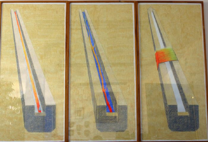 Senza titolo, composizione astratta (disegno) - ambito italiano (secc. XX/ XXI)