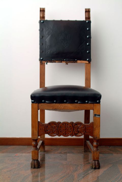sedia - bottega Italia meridionale (primo quarto sec. XX)