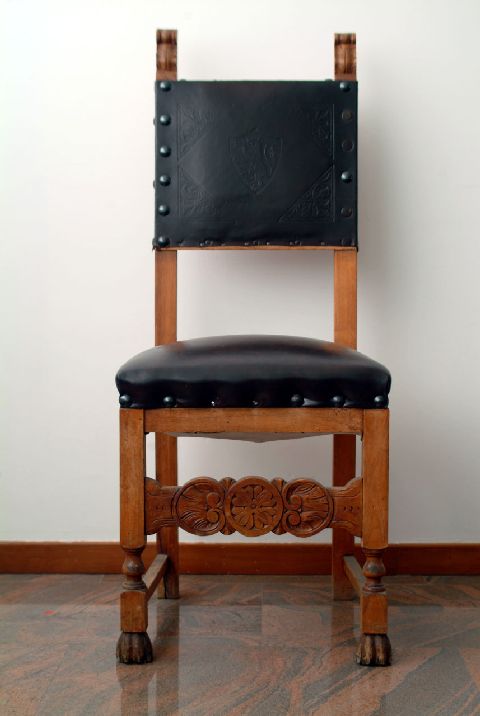 sedia - bottega Italia meridionale (primo quarto sec. XX)