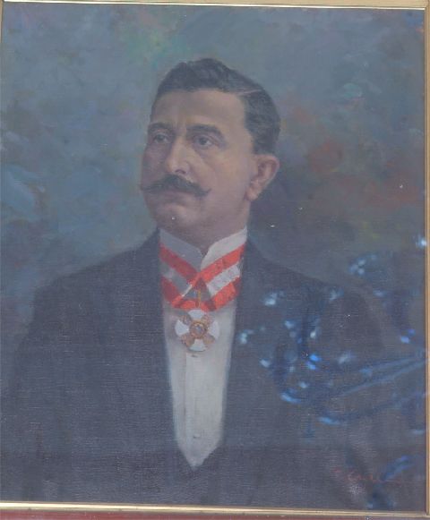 Domenico Mandragora, Ritratto di D. Mandragora, sindaco di Bari (dipinto) di Carella F (metà sec. XX)