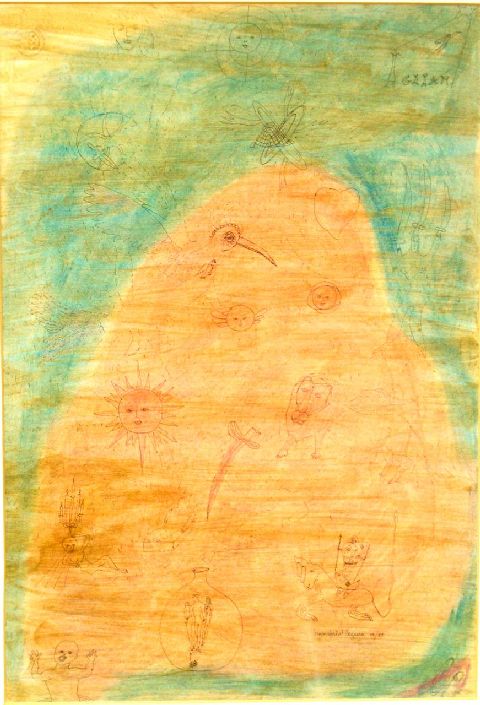 Composizione astratta, composizione astratta (dipinto) di Segura Giancarlo (seconda metà sec. XX)