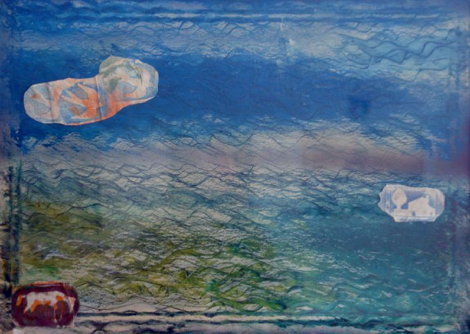 Per un sonno profondo, Composizione astratta (dipinto) di Conenna Mimmo (seconda metà sec. XX)