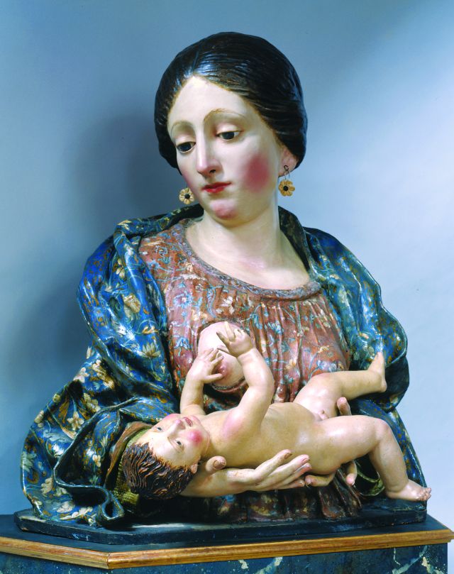 Madonna del Latte (scultura) di Viva Angelo (fine sec. XVIII)