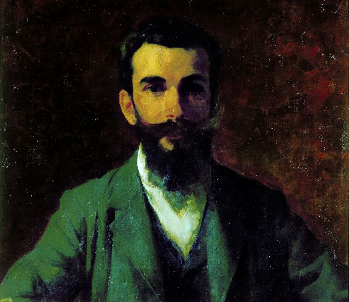 ritratto di Armando Perotti (dipinto) di Spagnolo Gaetano (secc. XIX/ XX)