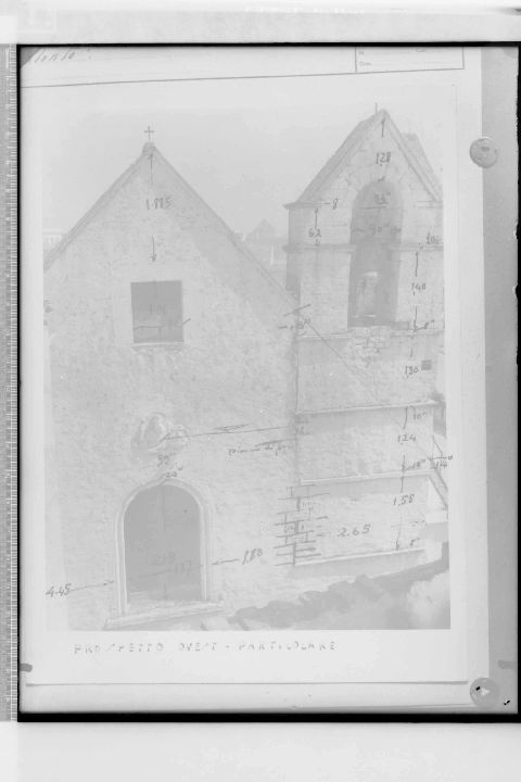 BITONTO (BA) - Chiesa dei Martiri (negativo) di Riproduzion Soprintendenza (XX)