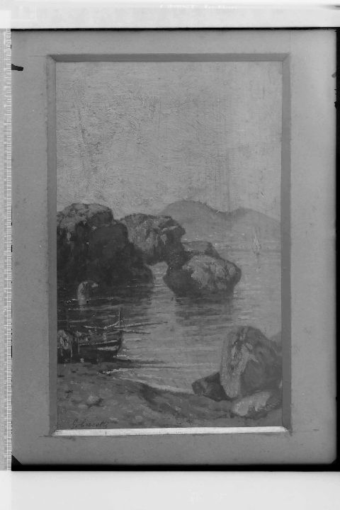 MONOPOLI (BA) - Dipinto su tavola (negativo) di Giuseppe Carelli, Riproduzione Soprintendenza (XX)