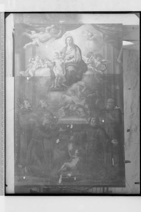NOCI (BA) - Parrocchia SS. Nome di Gesù - Dipinto su tela (negativo) di Mauro F, Soprintendenza (XX)