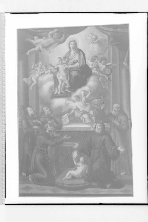 NOCI (BA) - Chiesa SS. Nome di Gesù - Dipinto su tela (negativo) di Mauro F, Croce (XX)