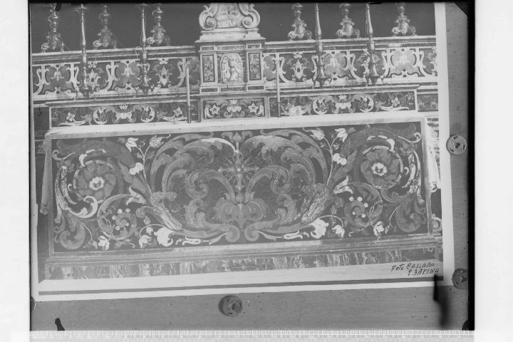 GRAVINA DI PUGLIA (BA) - Chiesa di S. Francesco (negativo) di Foto Cassano (Gravina di Puglia), Riproduzione Soprintendenza (XX)