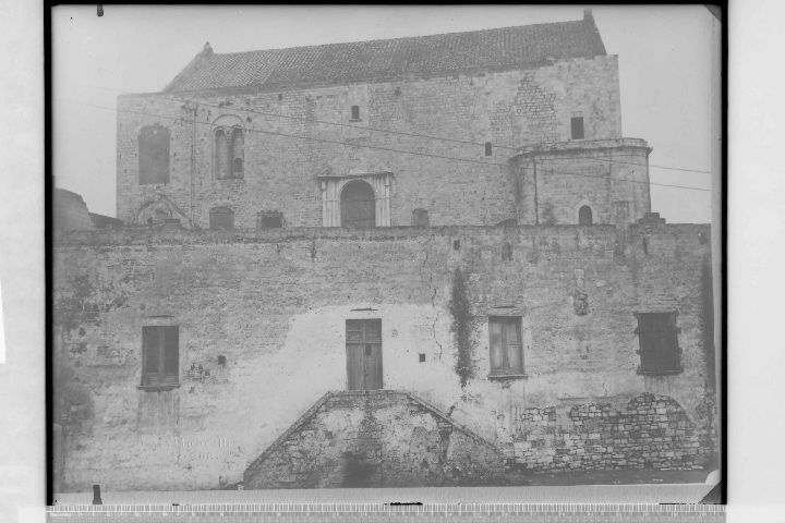 BARI - Basilica di S. Nicola - Facciata anteriore retroabsidale (negativo) di Foto Ficarelli, Riproduzione Soprintendenza (XX)