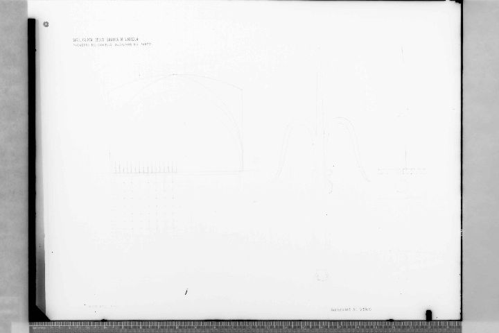 BARI - Basilica di S. Nicola - Grafico (negativo) di Riproduzione Soprintendenza (XX)