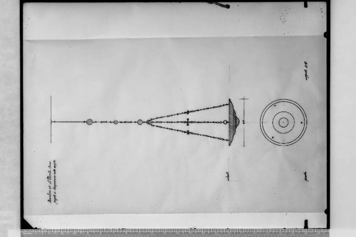 BARI - Basilica di S. Nicola - Grafico (negativo) di Riproduzione Soprintendenza (XX)