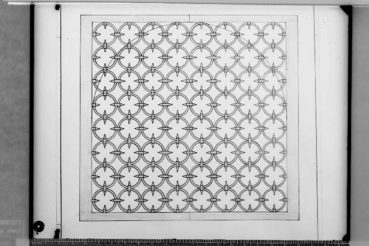 BARI - Basilica di S. Nicola - Grafico (negativo) di Riproduzione Soprintendenza (XX)