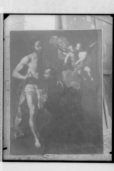 TARANTO - Cattedrale - Dipinto su tela (negativo) di Ignoto di scuola napoletana (attr), Soprintendenza (XX)