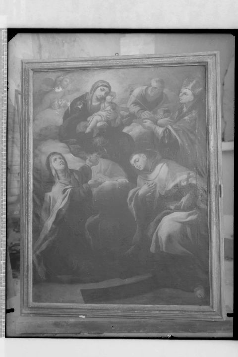 BARI - Ex Chiesa di S. Maria delle Donne - Dipinto (negativo) di Andrea Miglionico, Soprintendenza (XX)